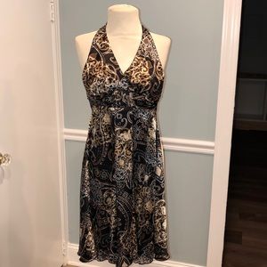 Speechless brown halter dress